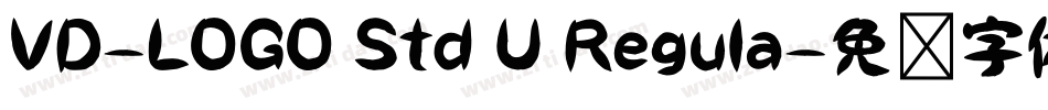 VD-LOGO Std U Regula字体转换